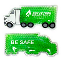 Green Semi Truck Hot/ Cold Pack with Gel Beads